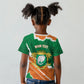 Cote d'Ivoire Independence Day Personalized Kid T shirt 1960 Proud Coat Of Arms Grunge Style