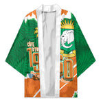 Cote d'Ivoire Independence Day Personalized Kimono 1960 Proud Coat Of Arms Grunge Style