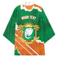 Cote d'Ivoire Independence Day Personalized Kimono 1960 Proud Coat Of Arms Grunge Style