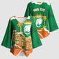Cote d'Ivoire Independence Day Personalized Kimono Sleeve Blouse 1960 Proud Coat Of Arms Grunge Style