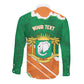 Cote d'Ivoire Independence Day Personalized Long Sleeve Button Shirt 1960 Proud Coat Of Arms Grunge Style