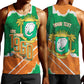 Cote d'Ivoire Independence Day Personalized Men Tank Top 1960 Proud Coat Of Arms Grunge Style