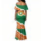 Cote d'Ivoire Independence Day Personalized Mermaid Dress 1960 Proud Coat Of Arms Grunge Style