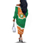Cote d'Ivoire Independence Day Personalized Off The Shoulder Long Sleeve Dress 1960 Proud Coat Of Arms Grunge Style