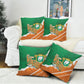 Cote d'Ivoire Independence Day Pillow Cover 1960 Proud Coat Of Arms Grunge Style