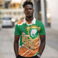 Cote d'Ivoire Independence Day Personalized Polo Shirt 1960 Proud Coat Of Arms Grunge Style