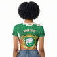 Cote d'Ivoire Independence Day Personalized Raglan Cropped T shirt 1960 Proud Coat Of Arms Grunge Style
