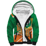 Cote d'Ivoire Independence Day Personalized Sherpa Hoodie 1960 Proud Coat Of Arms Grunge Style