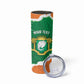 Cote d'Ivoire Independence Day Personalized Skinny Tumbler 1960 Proud Coat Of Arms Grunge Style