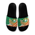 Cote d'Ivoire Independence Day Slide Sandals 1960 Proud Coat Of Arms Grunge Style