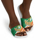 Cote d'Ivoire Independence Day Slide Sandals 1960 Proud Coat Of Arms Grunge Style