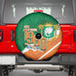 Cote d'Ivoire Independence Day Spare Tire Cover 1960 Proud Coat Of Arms Grunge Style