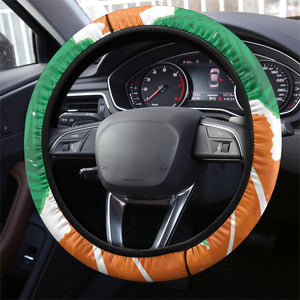 Cote d'Ivoire Independence Day Steering Wheel Cover 1960 Proud Coat Of Arms Grunge Style