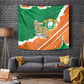 Cote d'Ivoire Independence Day Tapestry 1960 Proud Coat Of Arms Grunge Style