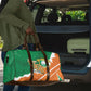 Cote d'Ivoire Independence Day Travel Bag 1960 Proud Coat Of Arms Grunge Style