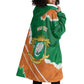 Cote d'Ivoire Independence Day Personalized Wearable Blanket Hoodie 1960 Proud Coat Of Arms Grunge Style