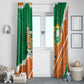 Cote d'Ivoire Independence Day Window Curtain 1960 Proud Coat Of Arms Grunge Style