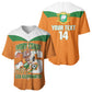 Custom Cote d'Ivoire 2026 Football Baseball Jersey Allez Les Elephant