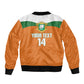Custom Cote d'Ivoire 2026 Football Bomber Jacket Allez Les Elephant