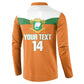 Custom Cote d'Ivoire 2026 Football Button Sweatshirt Allez Les Elephant