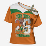 Custom Cote d'Ivoire 2026 Football Cross Shoulder Shirt Allez Les Elephant