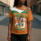 Custom Cote d'Ivoire 2026 Football Cross Shoulder Shirt Allez Les Elephant
