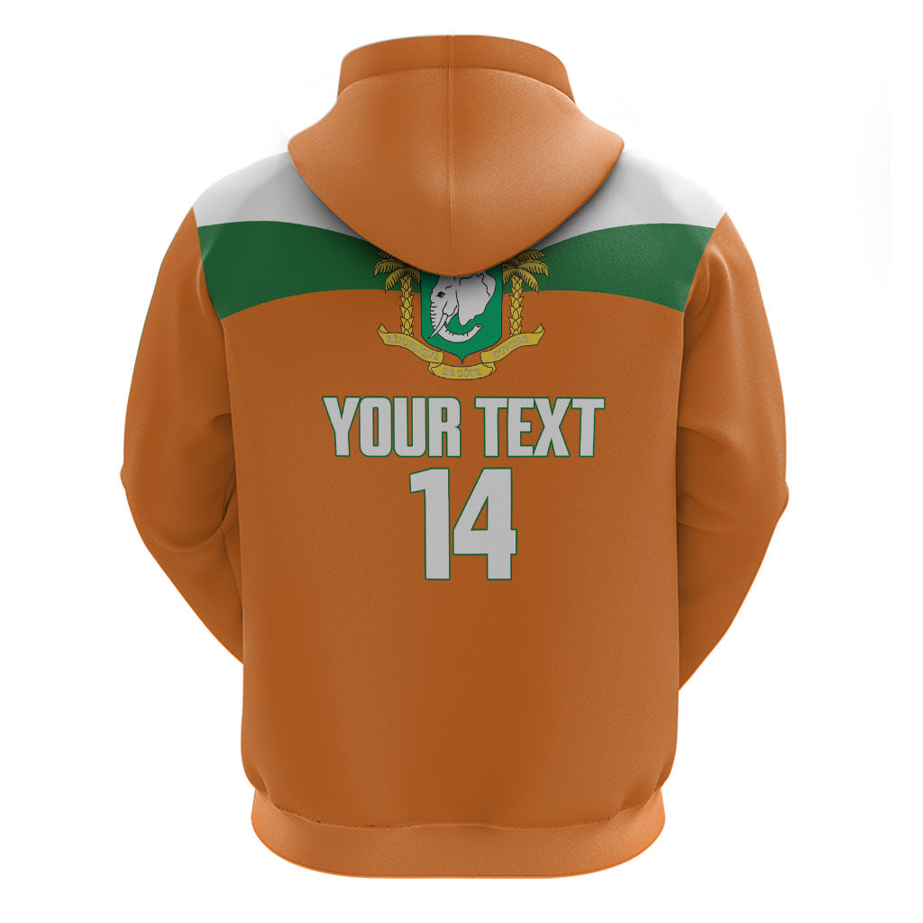 Custom Cote d'Ivoire 2026 Football Hoodie Allez Les Elephant
