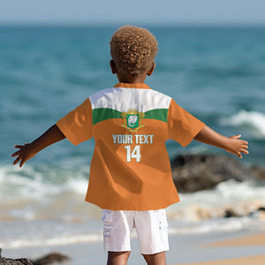Custom Cote d'Ivoire 2026 Football Kid Hawaiian Shirt Allez Les Elephant