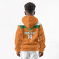 Custom Cote d'Ivoire 2026 Football Kid Hoodie Allez Les Elephant