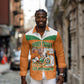 Custom Cote d'Ivoire 2026 Football Long Sleeve Button Shirt Allez Les Elephant