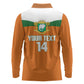 Custom Cote d'Ivoire 2026 Football Long Sleeve Polo Shirt Allez Les Elephant