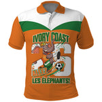 Custom Cote d'Ivoire 2026 Football Polo Shirt Allez Les Elephant