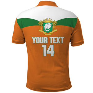 Custom Cote d'Ivoire 2026 Football Polo Shirt Allez Les Elephant