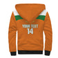 Custom Cote d'Ivoire 2026 Football Sherpa Hoodie Allez Les Elephant