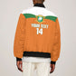 Custom Cote d'Ivoire 2026 Football Sleeve Zip Bomber Jacket Allez Les Elephant