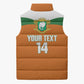 Custom Cote d'Ivoire 2026 Football Sleeveless Puffer Jacket Allez Les Elephant