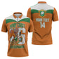 Custom Cote d'Ivoire 2026 Football Zipper Polo Shirt Allez Les Elephant