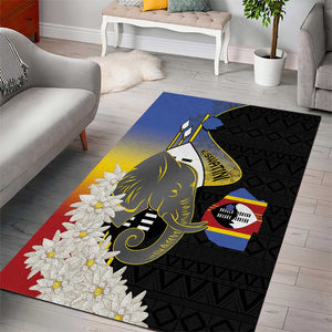 Afro Swaziland Somhlolo Day Area Rug Nguni Shield African Pattern - African Pride