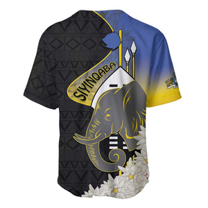 Afro Swaziland Somhlolo Day Baseball Jersey Nguni Shield African Pattern - African Pride