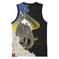 Afro Swaziland Somhlolo Day Basketball Jersey Nguni Shield African Pattern - African Pride