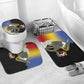 Eswatini Independence Day Bathroom Set Swaziland Nguni Shield African Pattern