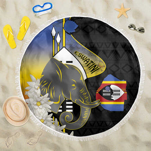 Afro Swaziland Somhlolo Day Beach Blanket Nguni Shield African Pattern - African Pride