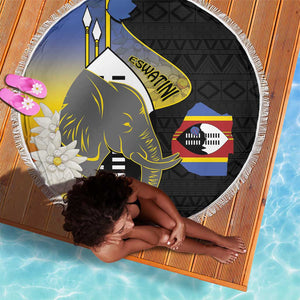 Afro Swaziland Somhlolo Day Beach Blanket Nguni Shield African Pattern - African Pride
