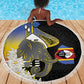 Afro Swaziland Somhlolo Day Beach Blanket Nguni Shield African Pattern - African Pride