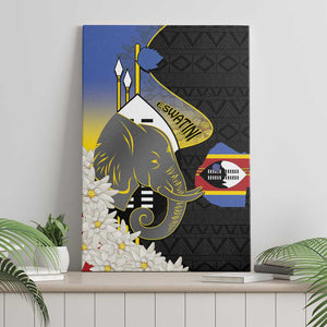 Afro Swaziland Somhlolo Day Canvas Wall Art Nguni Shield African Pattern - African Pride