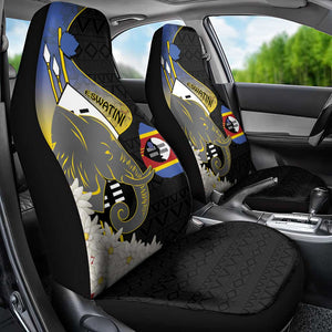Afro Swaziland Somhlolo Day Car Seat Cover Nguni Shield African Pattern - African Pride