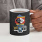 Eswatini Independence Day Ceramic Mug Swaziland Nguni Shield African Pattern