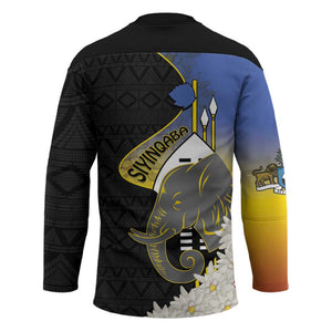 Eswatini Independence Day Hockey Jersey Swaziland Nguni Shield African Pattern