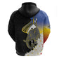 Afro Swaziland Somhlolo Day Hoodie Nguni Shield African Pattern - African Pride