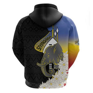 Afro Swaziland Somhlolo Day Hoodie Nguni Shield African Pattern - African Pride